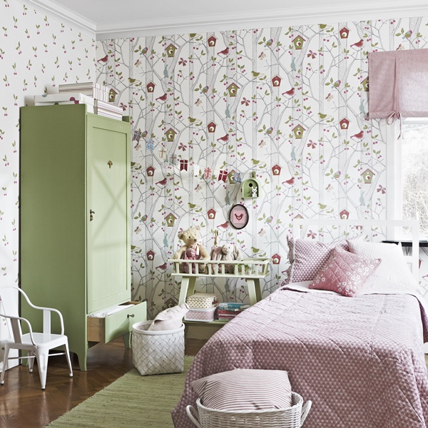 Interior decorado con Papel Pintado 2652