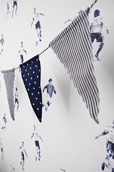 Interior decorado con Papel Pintado Lilleby 2680