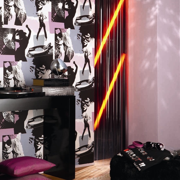 Interior decorado con Papel Pintado Funny Walls 257-6407