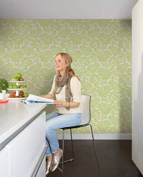 Interior decorado con Papel Pintado Uptown UP-07-02-7