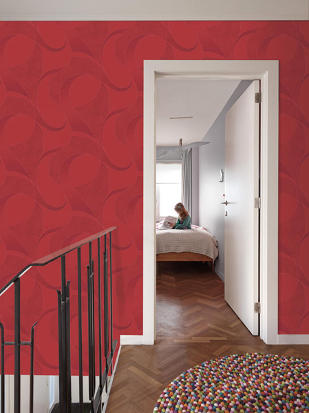 Interior decorado con Papel Pintado Uptown UP-02-04-0