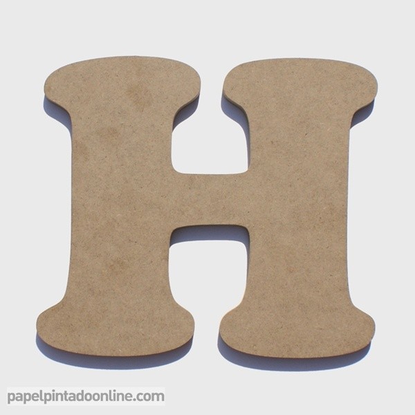 Letra de Madera H 20cm