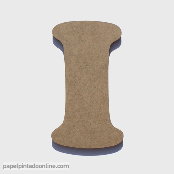 Letra de Madera I 20cm