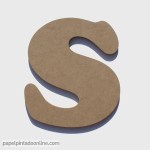 Interior decorado con Letras Madera 20cm