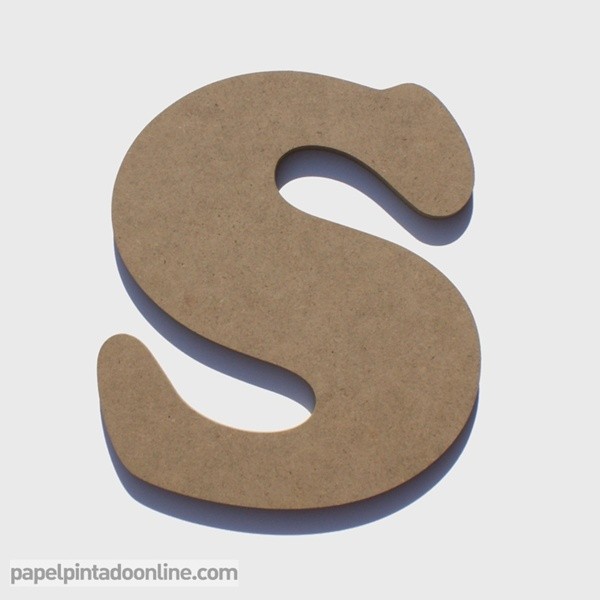 Interior decorado con Letras Madera 20cm