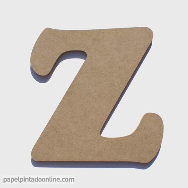 Letra de Madera Z 20 cm
