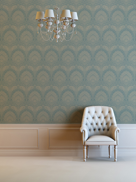 Interior decorado con Papel Pintado Milan CO00116