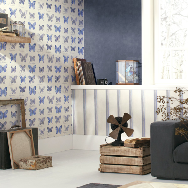 Interior decorado con Papel Pintado Curisity CRY_6549_60_90