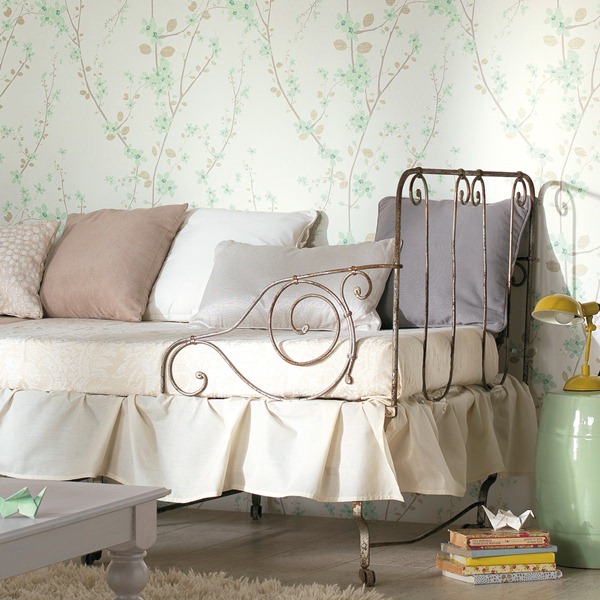 Interior decorado con Papel Pintado Haiku KKU_5220_71_20