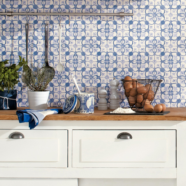 Interior decorado con Papel Pintado Cavaillon CAV_6503_60_60