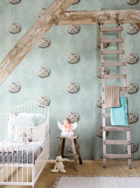 Interior decorado con Papel Pintado Essentially Yours 47540